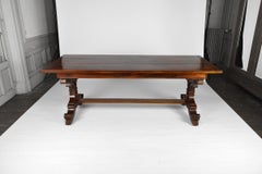 Gothic Revival Mahogany Dining / Writing / Library Table, England, circa 1840