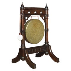 Gothic Revival Oak Dinner Gong