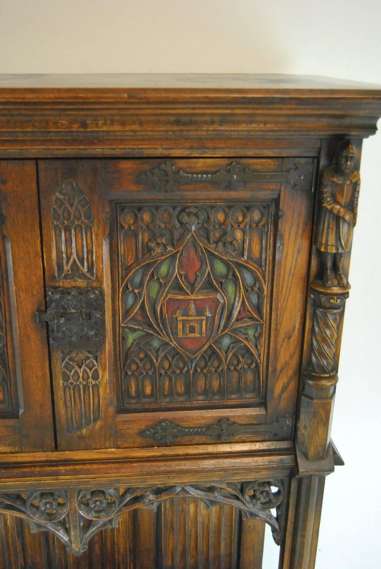 gothic revival cabinet