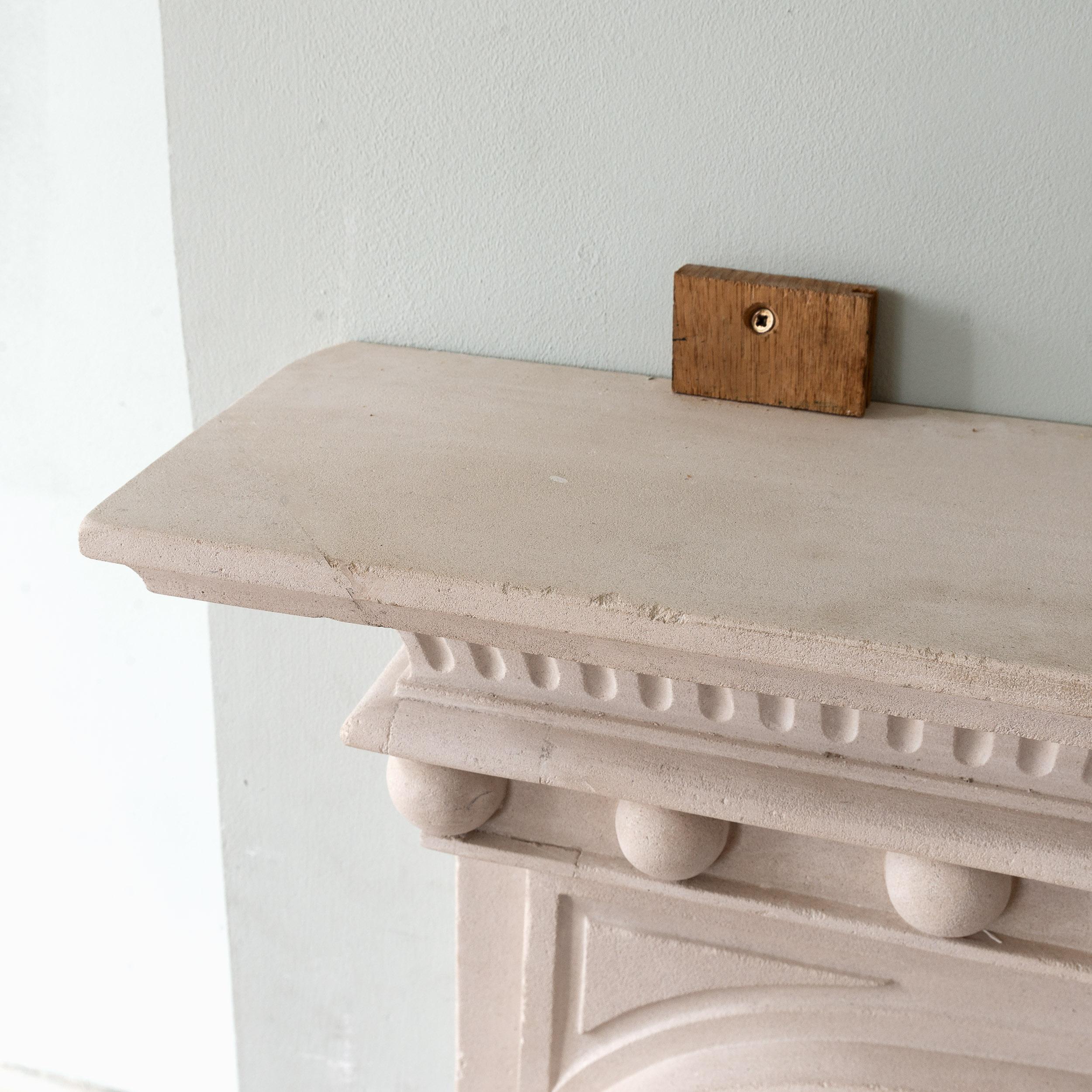Gothic Revival Portland Stone Chimneypiece 7