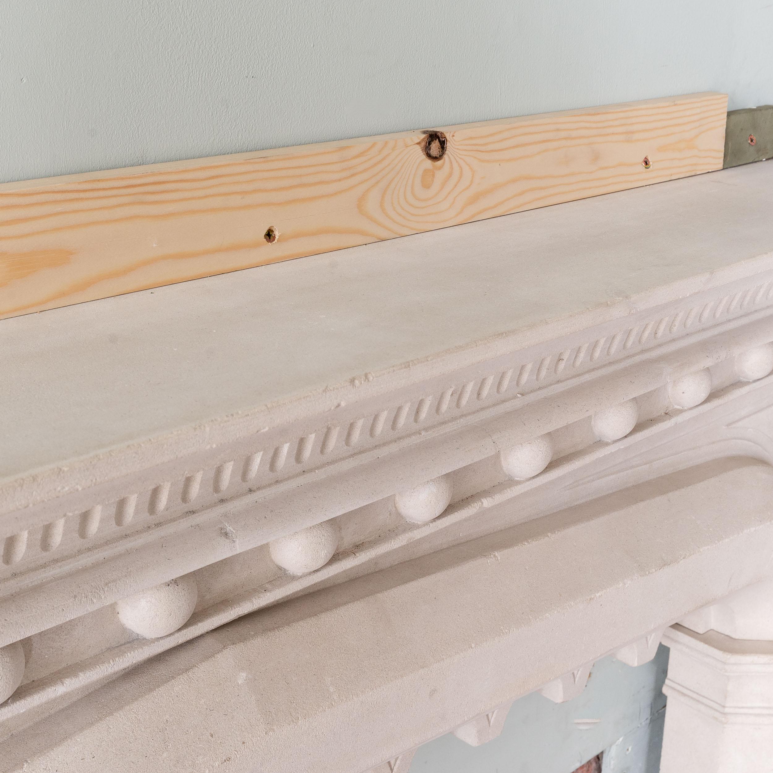 Gothic Revival Portland Stone Chimneypiece 8