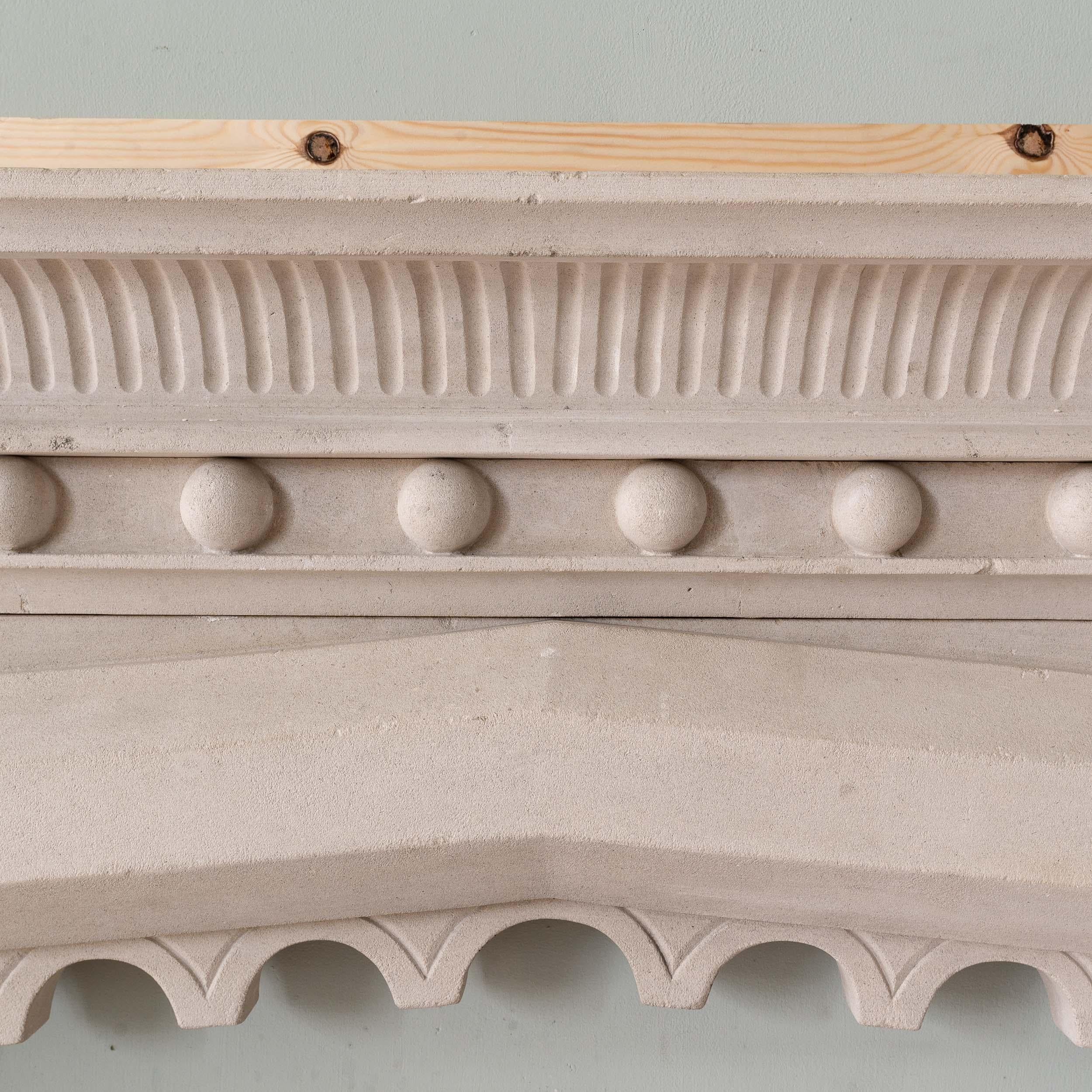 Gothic Revival Portland Stone Chimneypiece 1