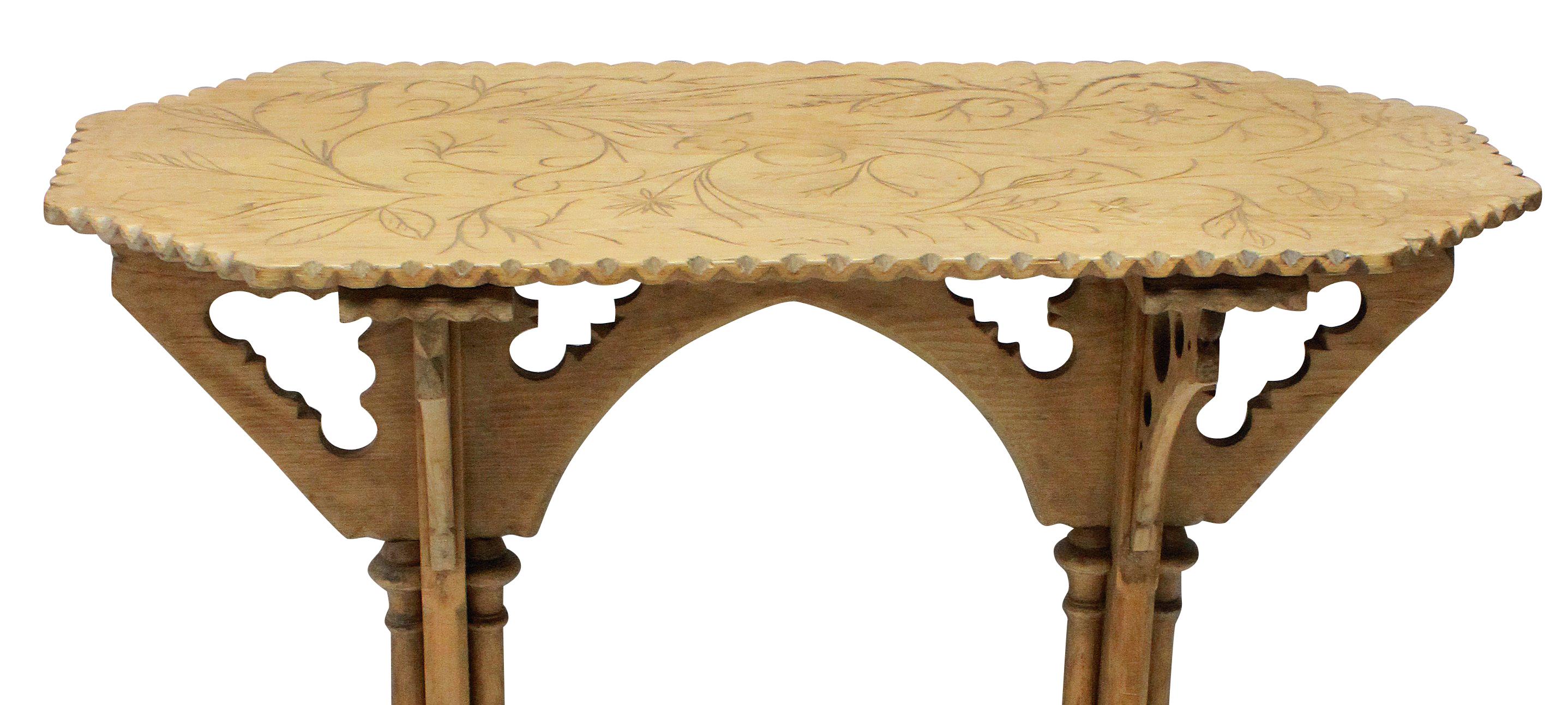 gothic side table
