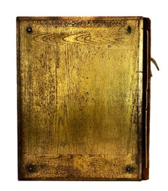 Gothic Revival Velvet-covered Document Presentation Portfolio