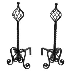 Metal Andirons