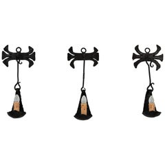 Spanish Gothic Revival Wall Lights in Hand-Forged Iron