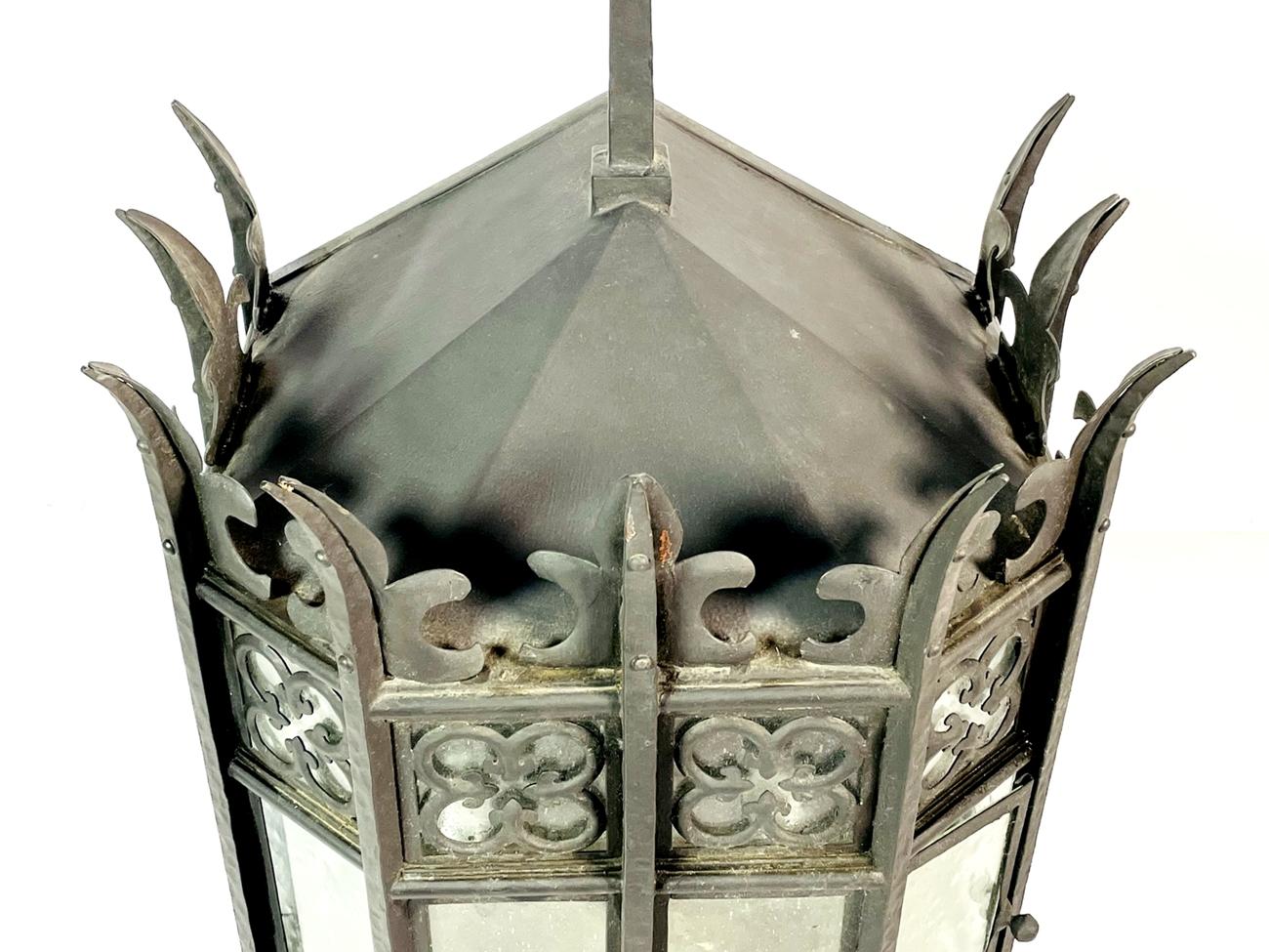Gothic Revival Wrought Iron Sconce from the Sylvester Stallone Beverly Park Home 12