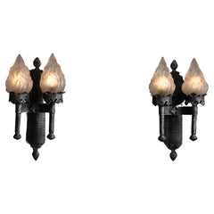 Gothic Sconces, England circa 1960