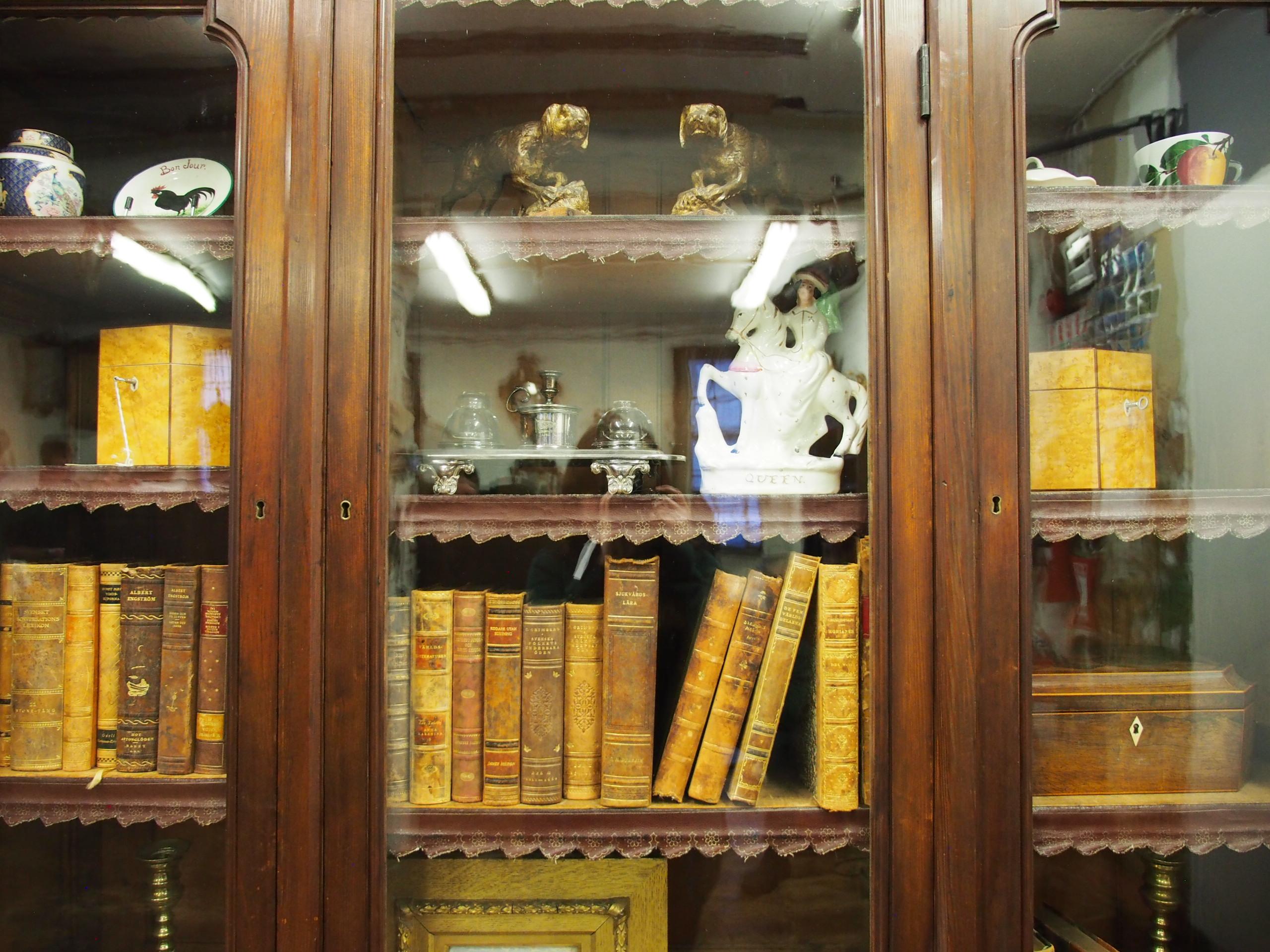 Gothic Scottish Pitch Pine Cabinet Bookcase For Sale 5