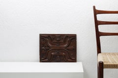 Pannello gotico scolpito in quercia del XVI secolo, Belgio