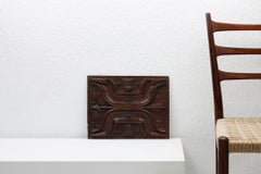 Gotische Bildhauertafel aus Eiche aus dem 16. Jahrhundert, Belgien