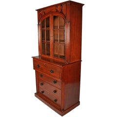 Gothic Secretaire Bookcase