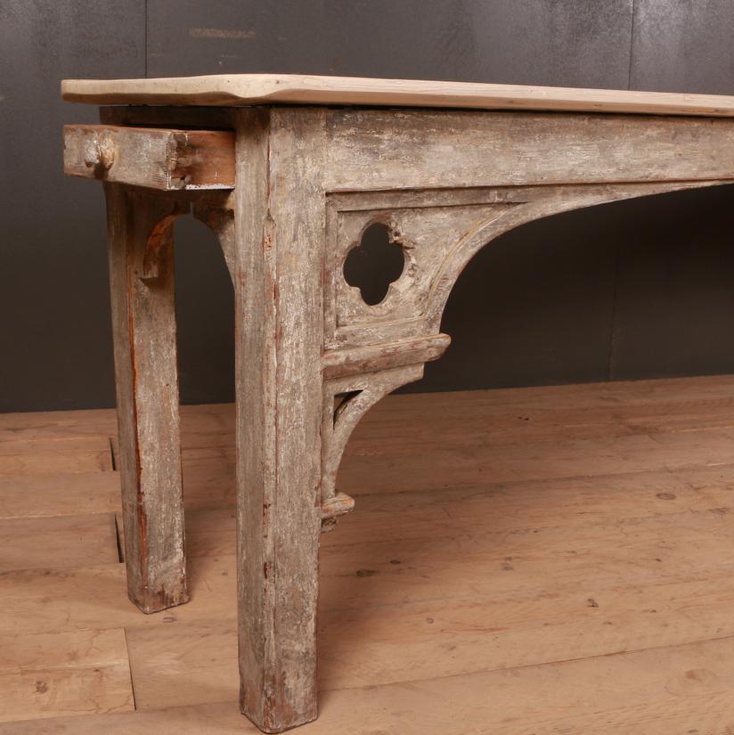19th Century Gothic Serving Table