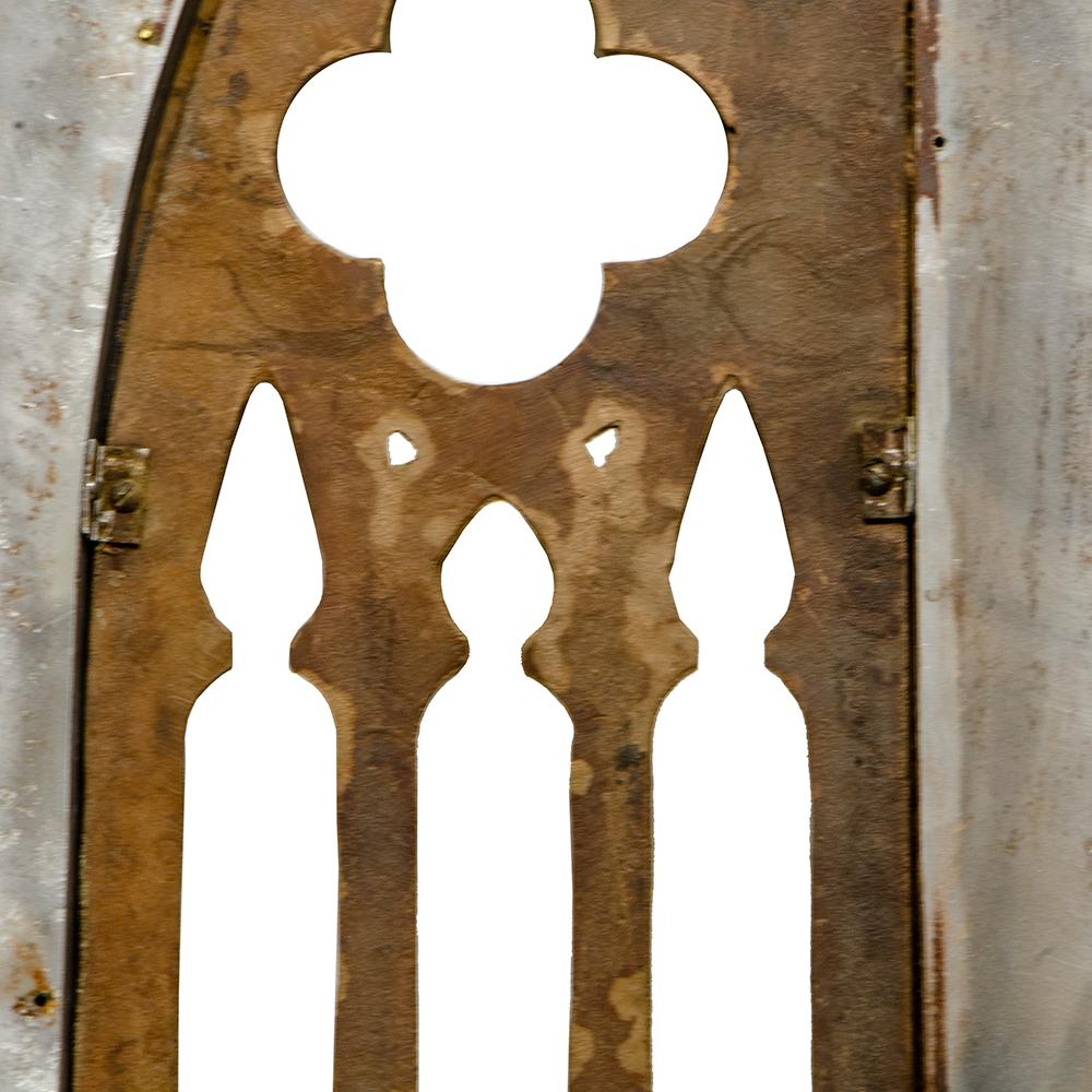 American Gothic Steel and Bronze Church Doors