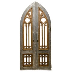 Gothic Steel and Bronze Church Doors