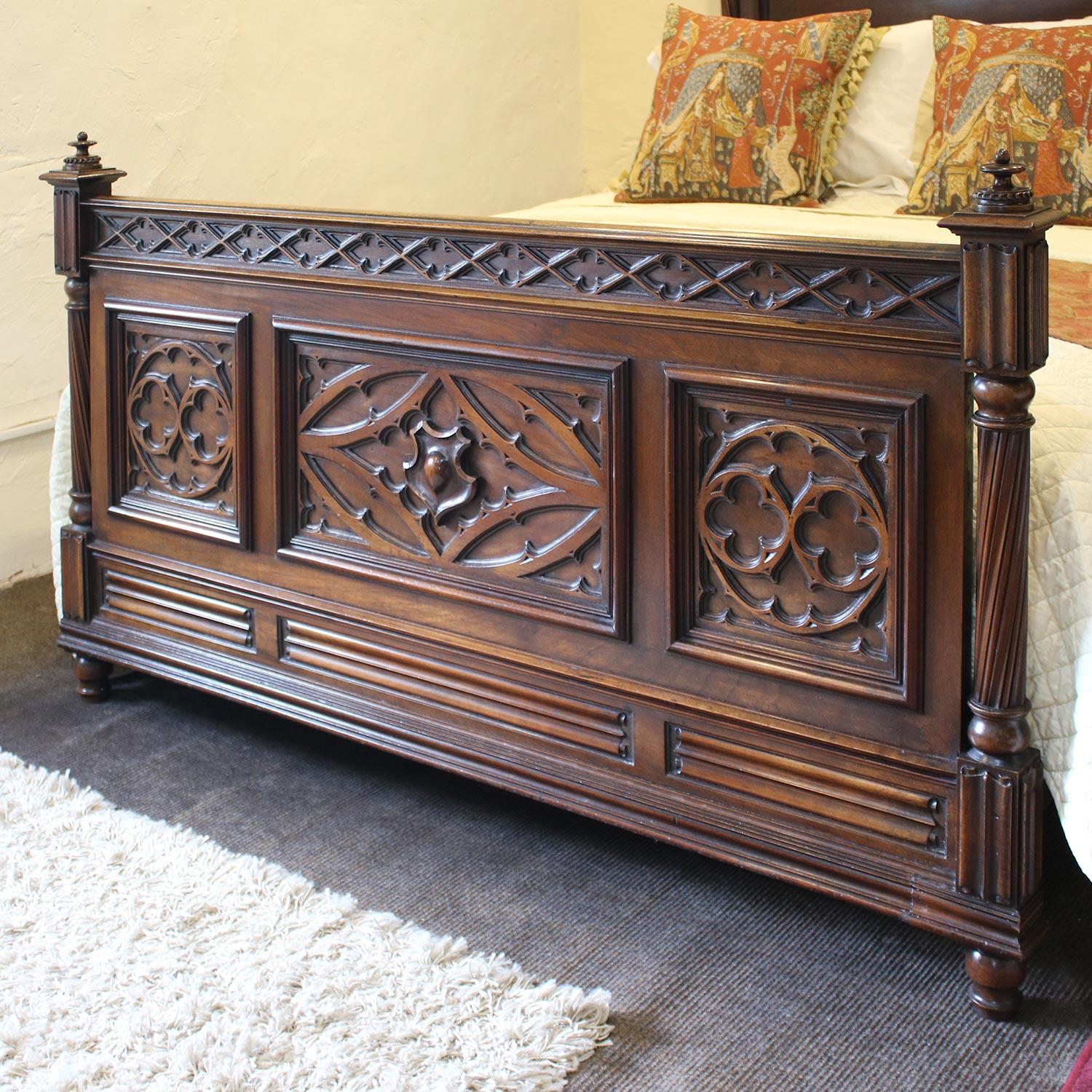 victorian gothic bed frame