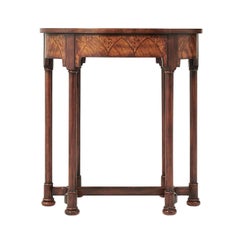 Gothic Style Oval Side Table