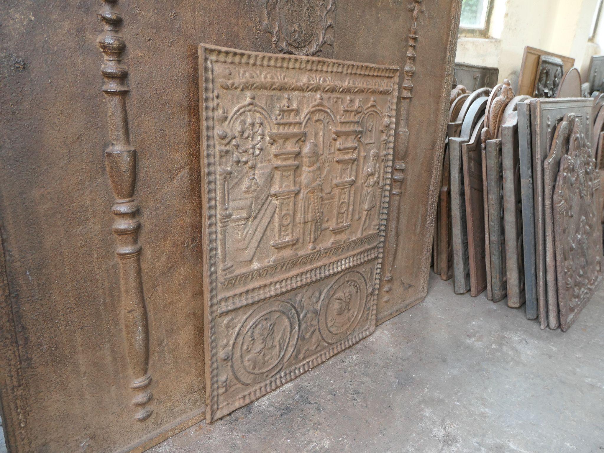 Gothic Style 'Religious Theme' Fireback / Backsplash For Sale 7