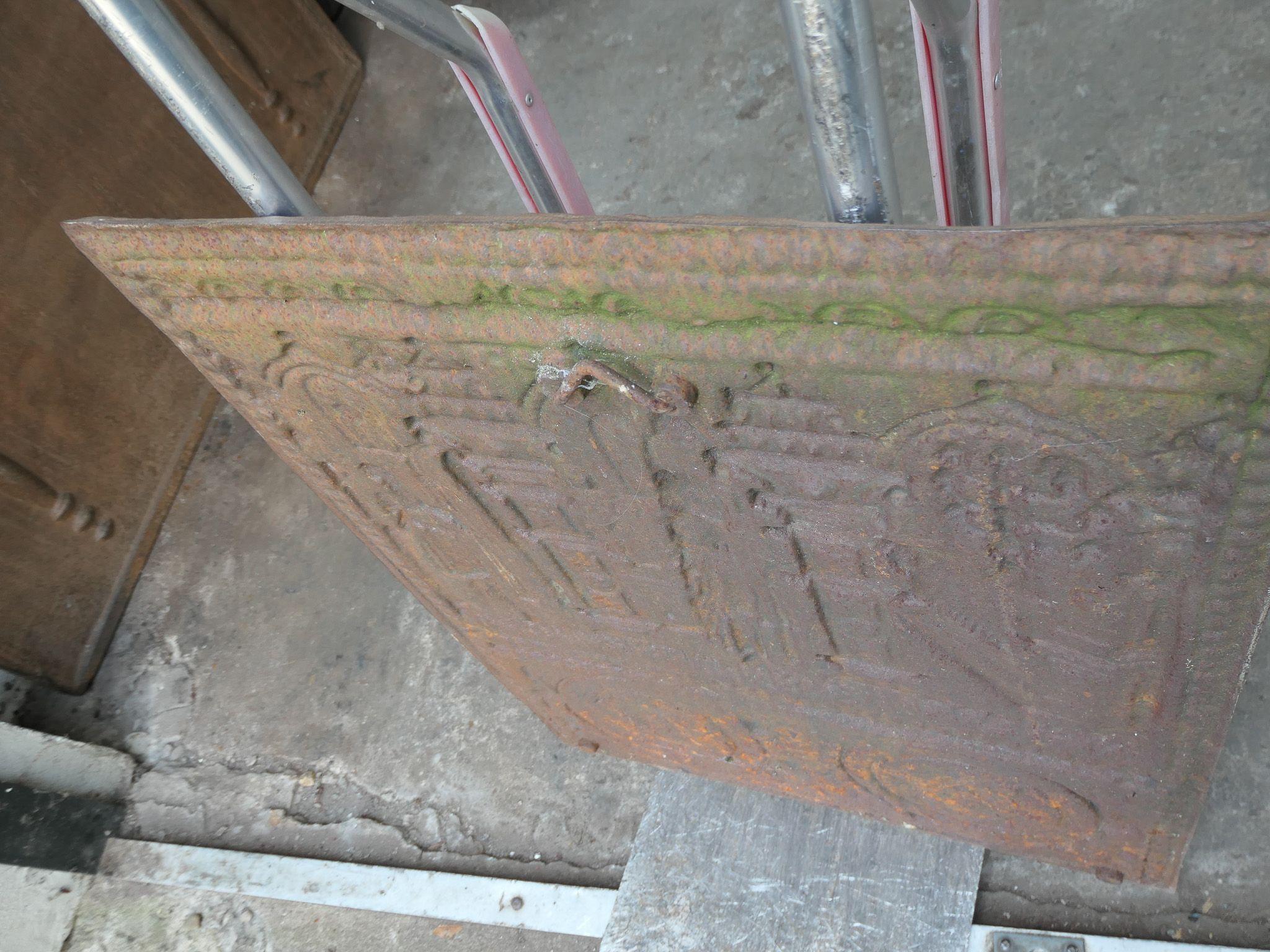 Gothic Style 'Religious Theme' Fireback / Backsplash For Sale 9