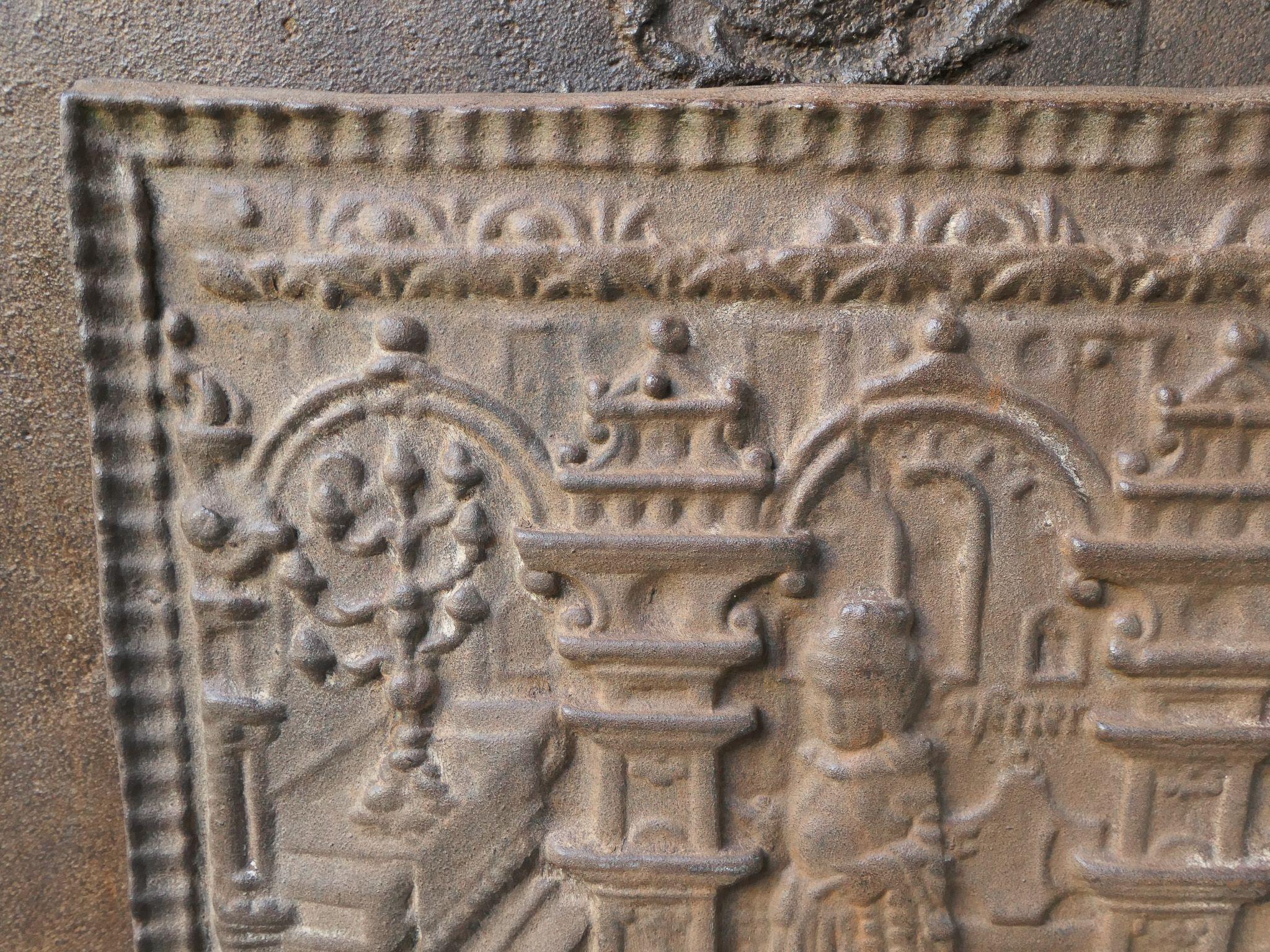 20th Century Gothic Style 'Religious Theme' Fireback / Backsplash For Sale