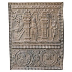 Plaque de cheminée / arrièresplash de style gothique « Thème religieux »