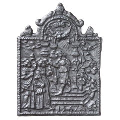Plaque de cheminée / arrièresplash de style gothique « Thème religieux »