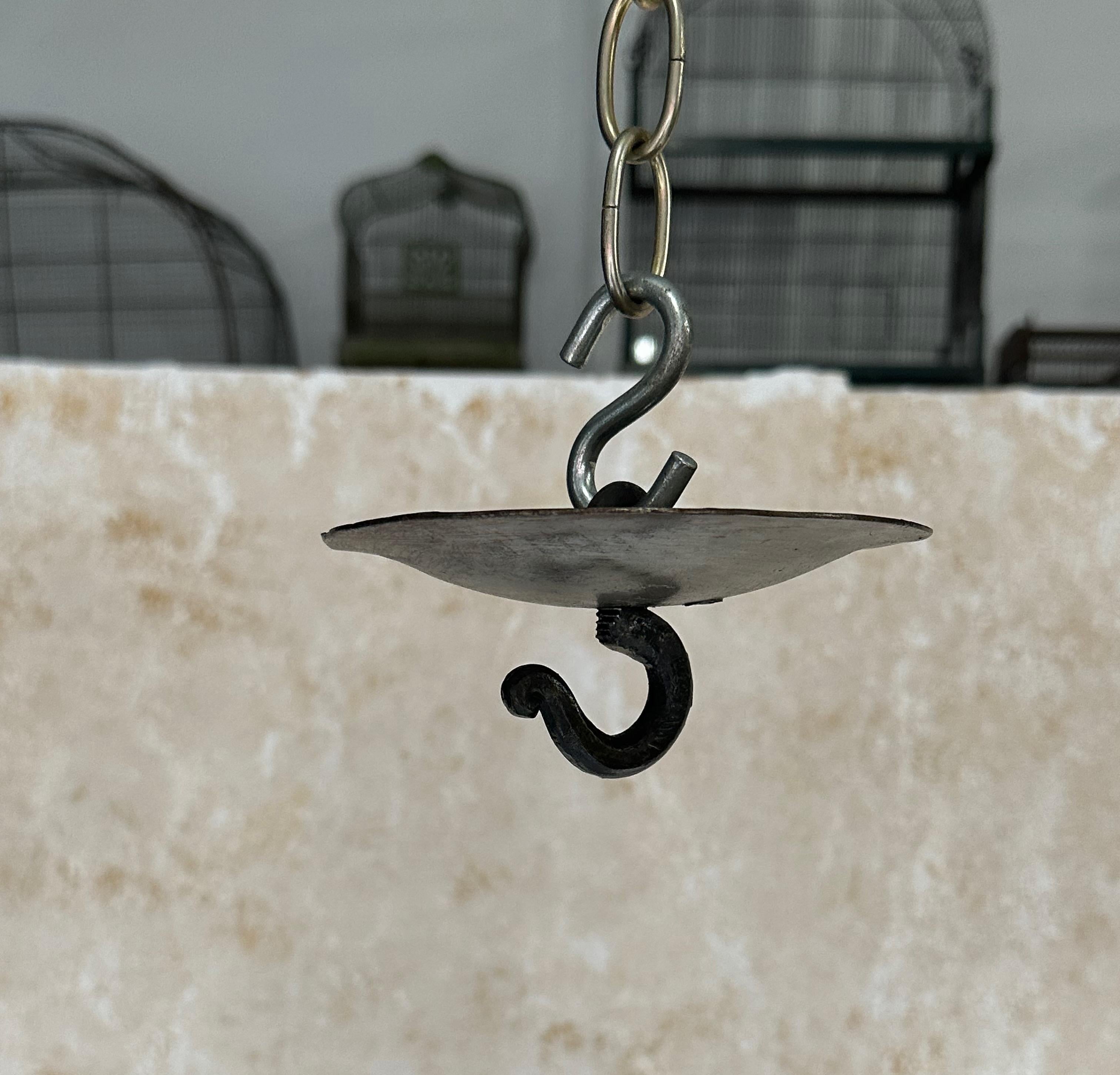 Lampadario a otto luci in stile gotico spagnolo degli anni '40 in vendita 3