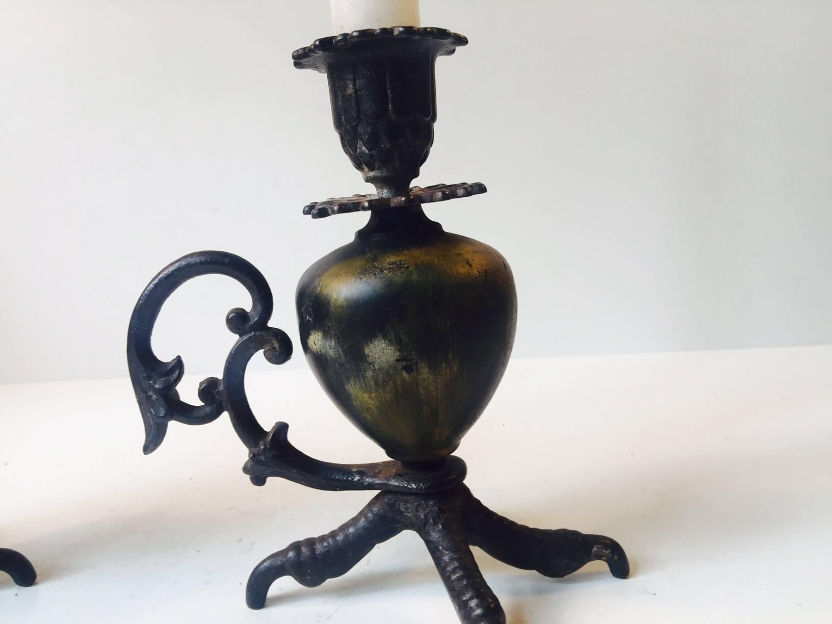 victorian gothic candle holder