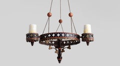 Gothic Toleware Candelabra