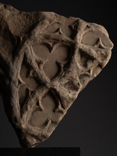 Gothic tracery fragment - France, 14th century