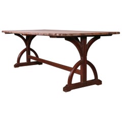 Gothic Trestle Table/ Library Table