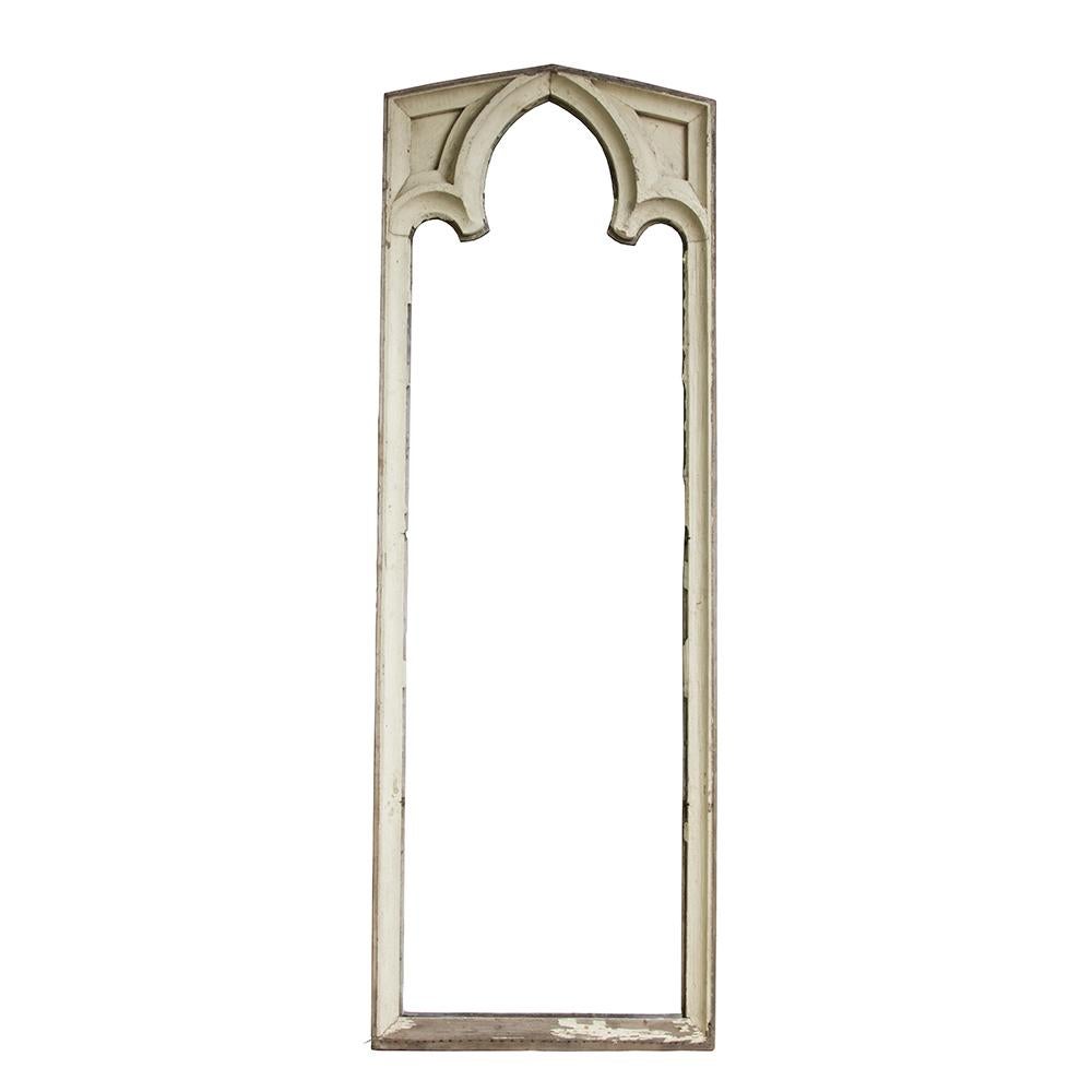 20th Century Gothic Window Frame Triptych