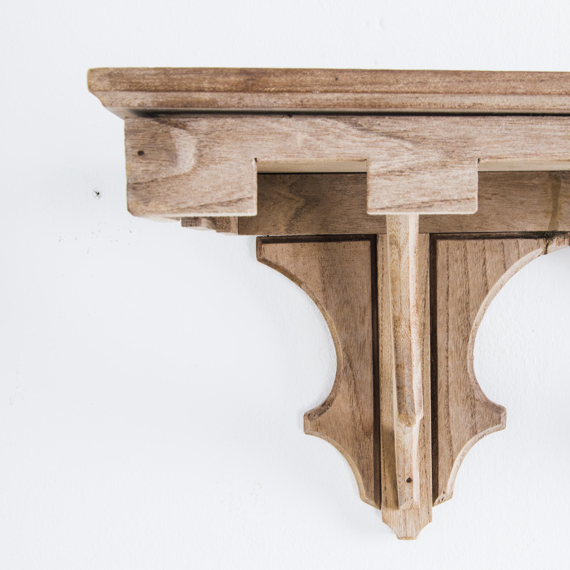 Belgian Gothic Wooden Wall Console