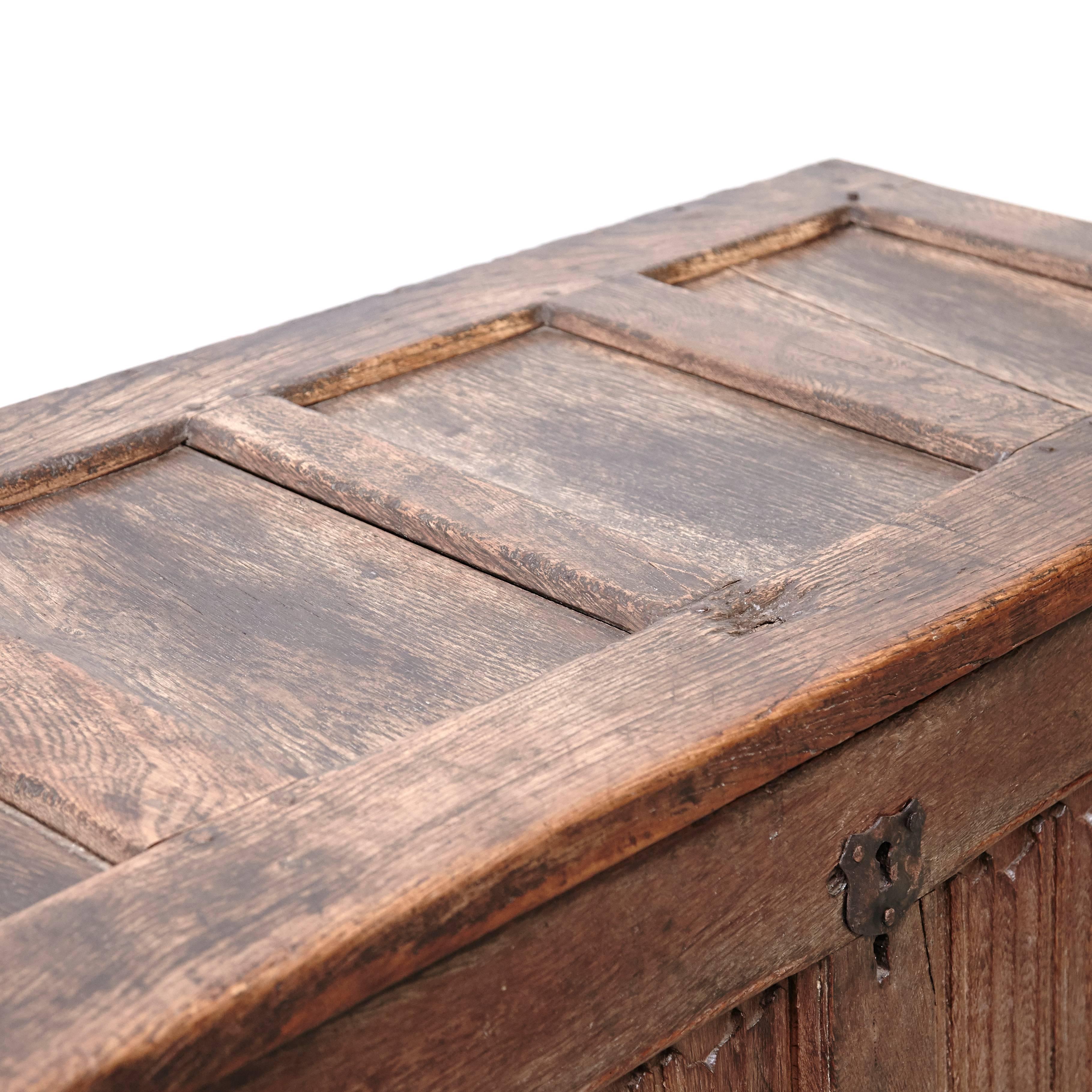 Gothic 16th Century Wood Chest 2