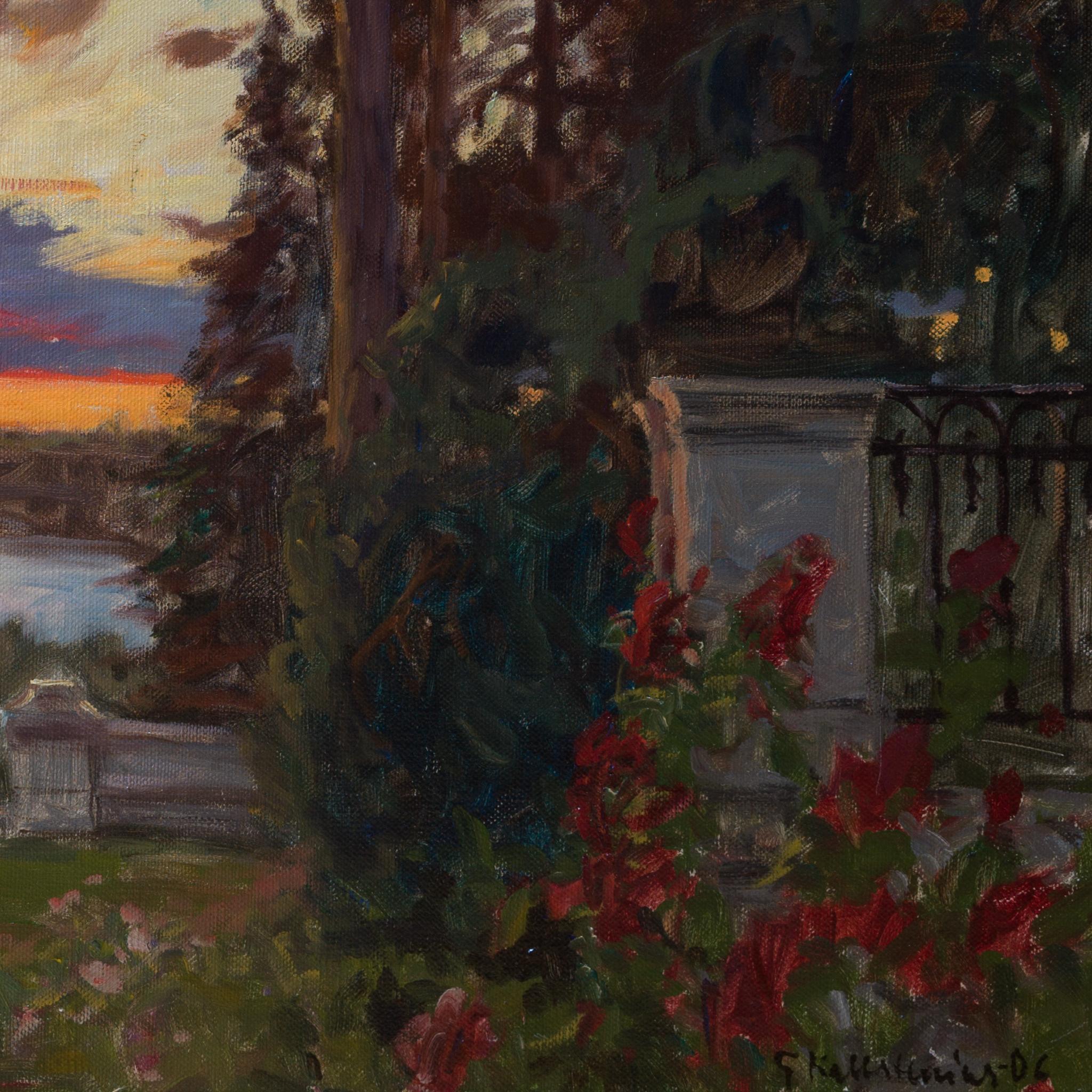 Vista de Estocolmo desde una terraza imaginaria, 1906 en venta 2