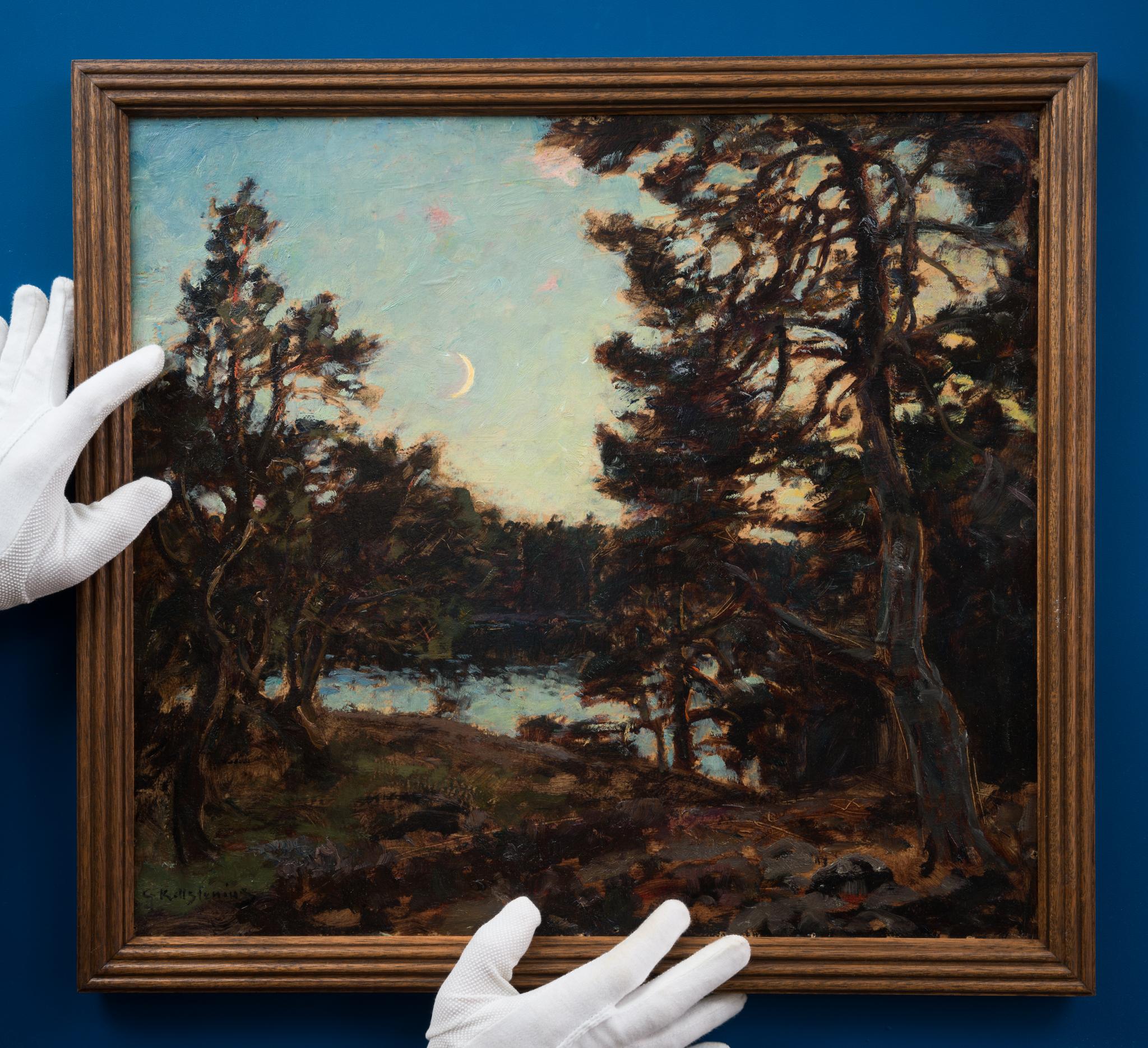 Gottfrid Kallstenius (1861-1943) Sweden

Månskära

oil on board 