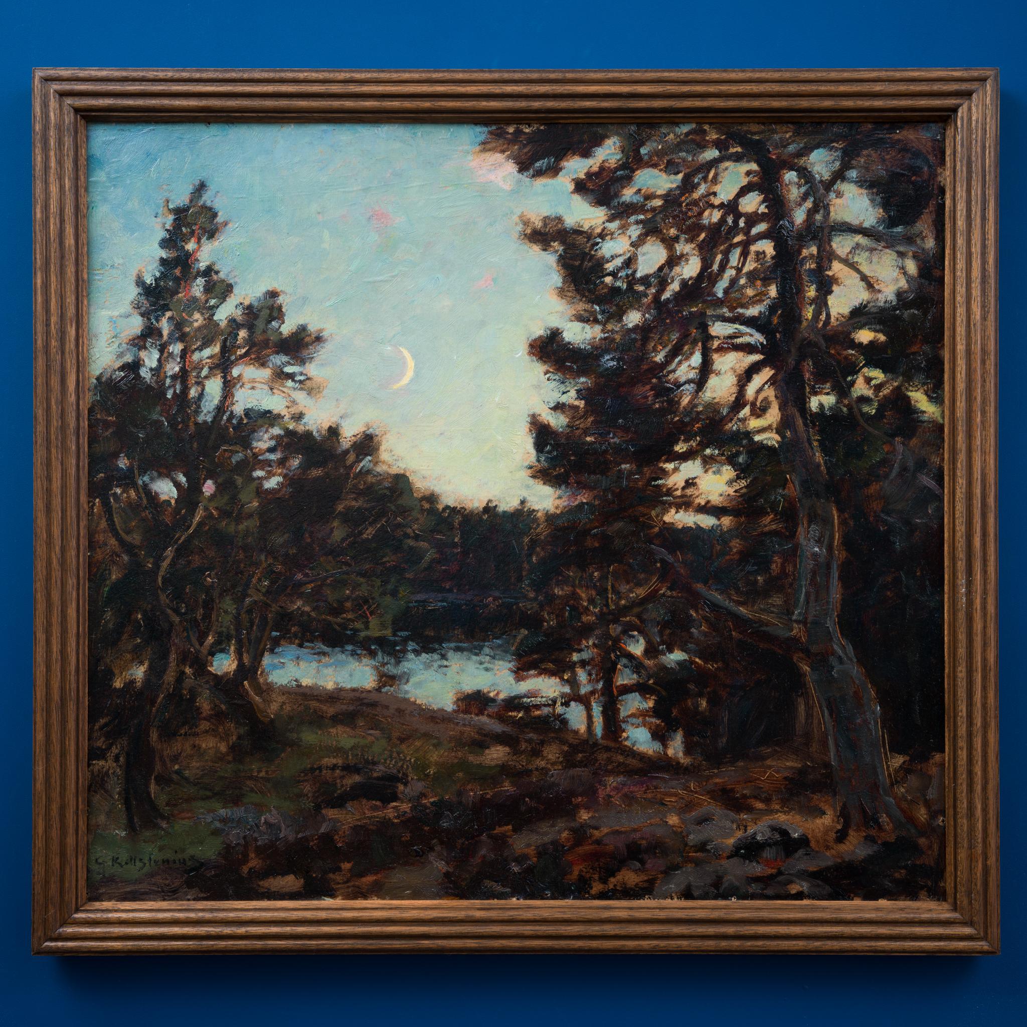 Crescent Moon (Månskära) by Swedish Artist Gottfrid Kallstenius 1