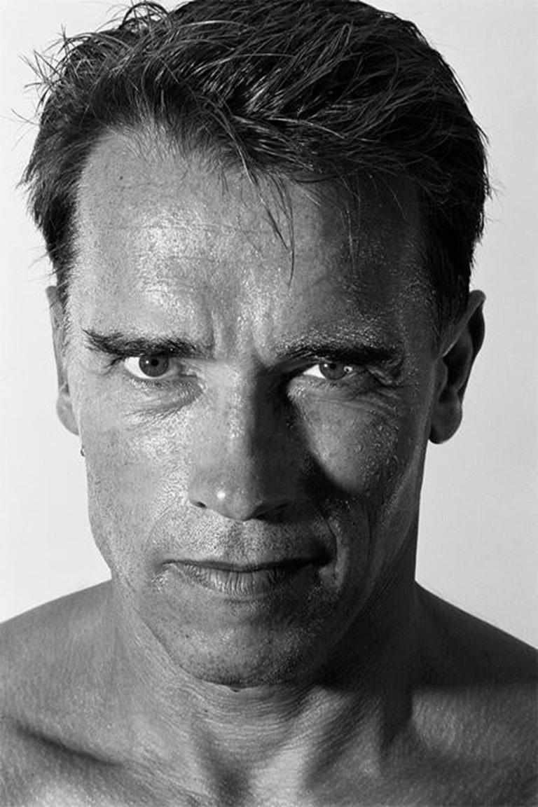Black and White Photograph de Gottfried Helnwein - Arnold Schwarzenegger