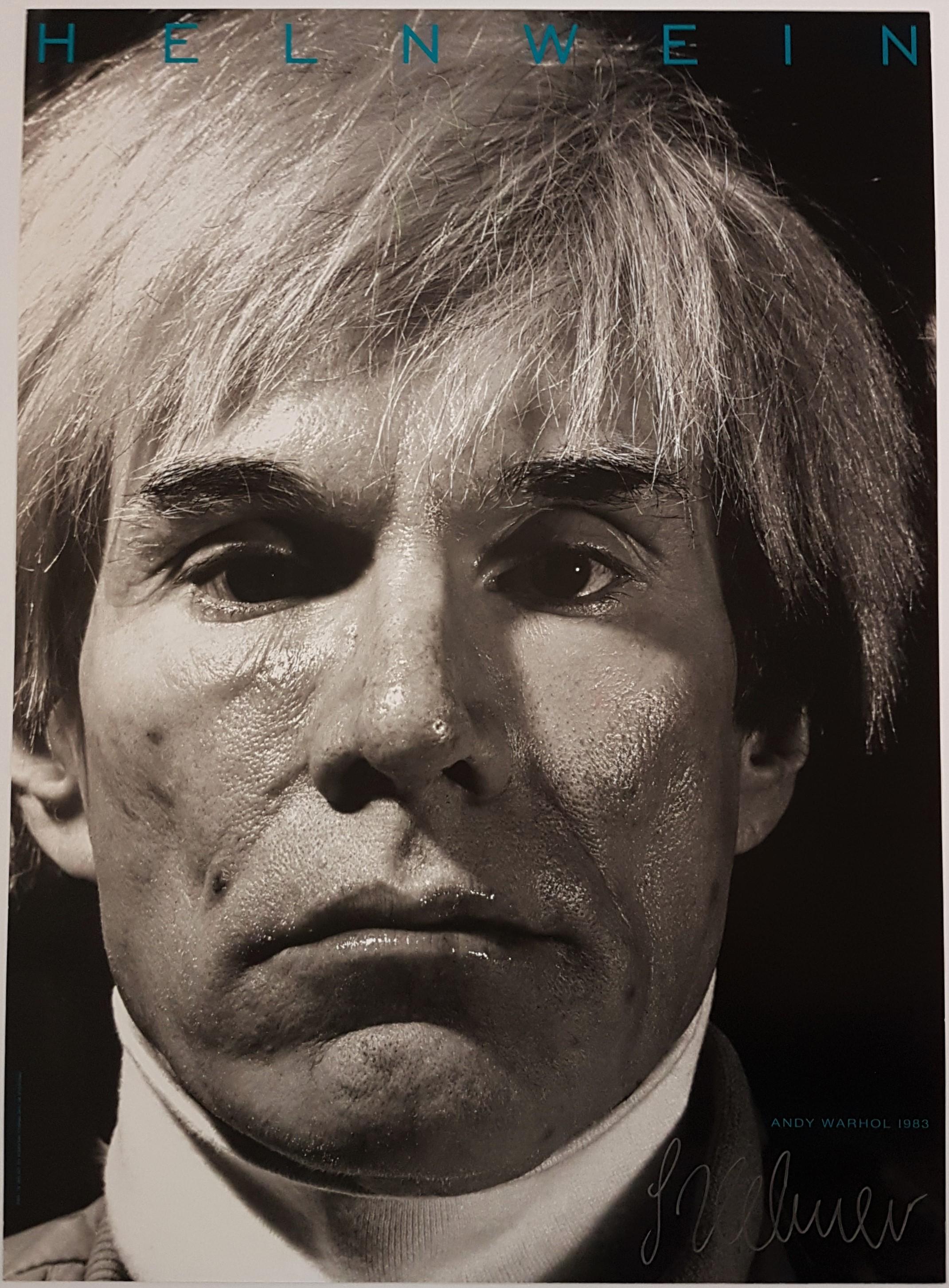Gottfried Helnwein Portrait Photograph – Andy Warhol
