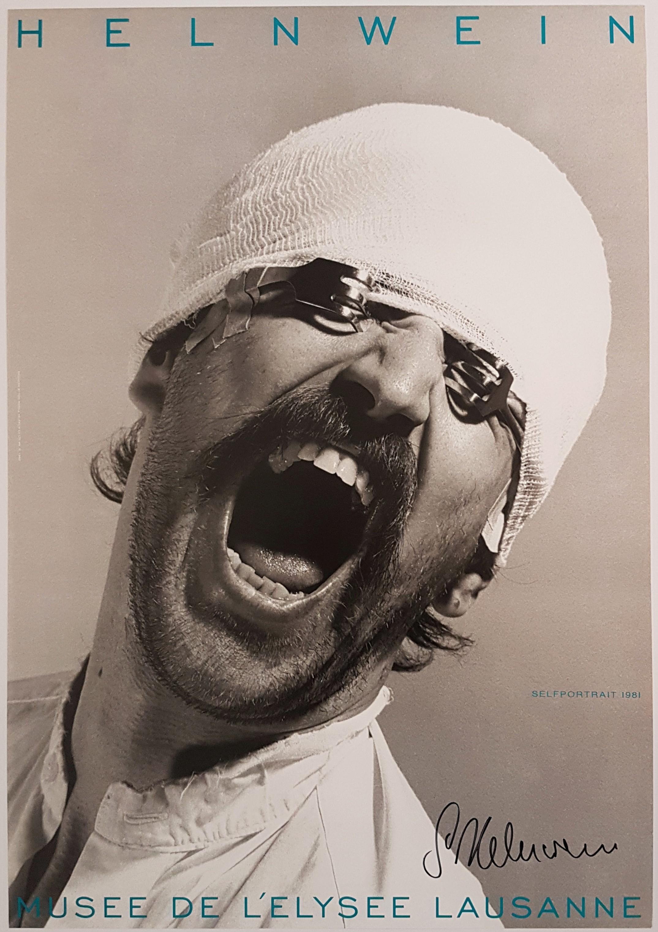 Gottfried Helnwein Portrait Photograph – Self-Portrait, 1992