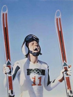The Winner. XIV Olympic Winter Games, Sarajevo by Gottfried Helnwein - 1984