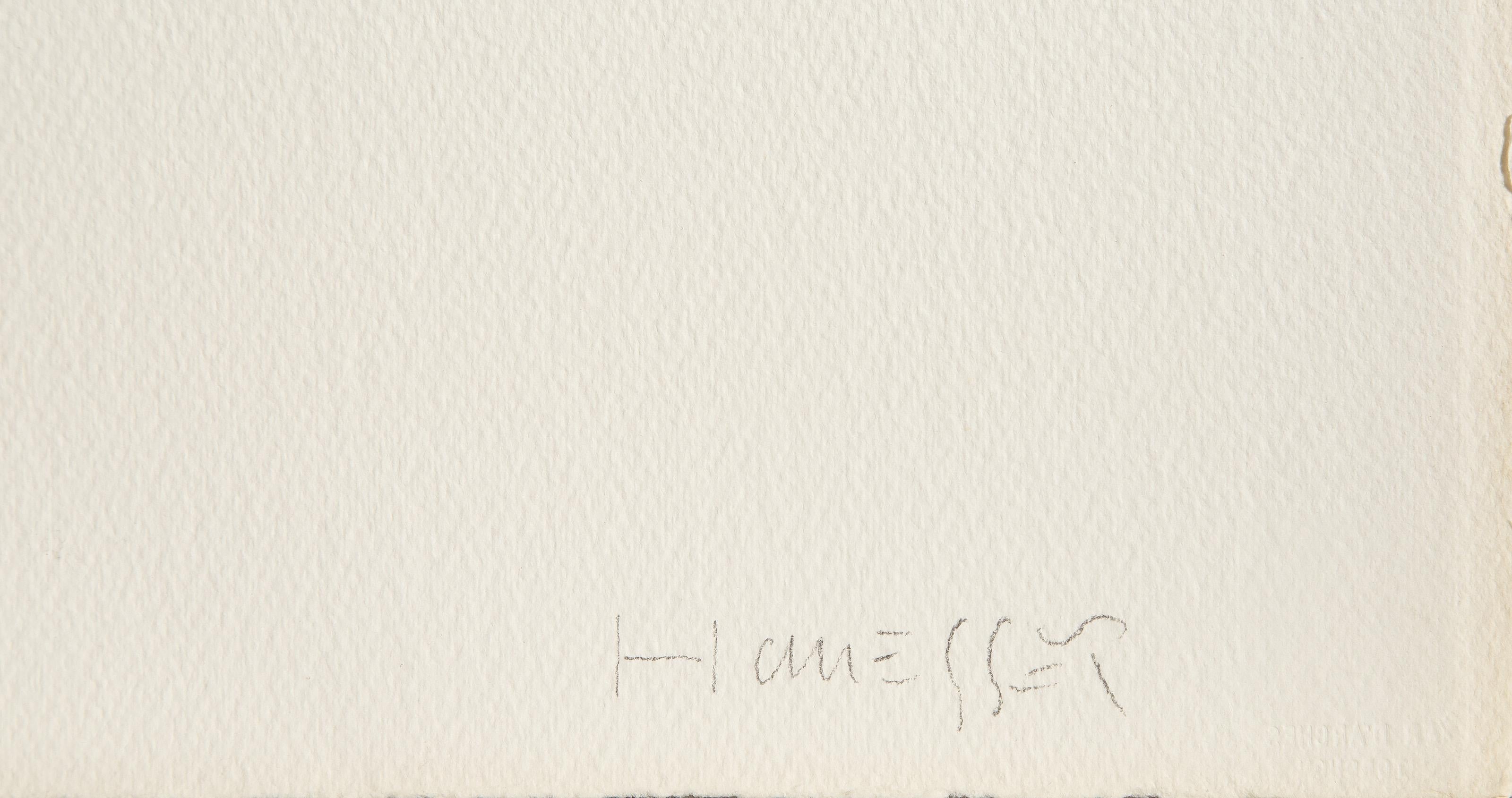 Biseautage, Minimalist Screenprint and Collage by Gottfried Honegger For Sale 1