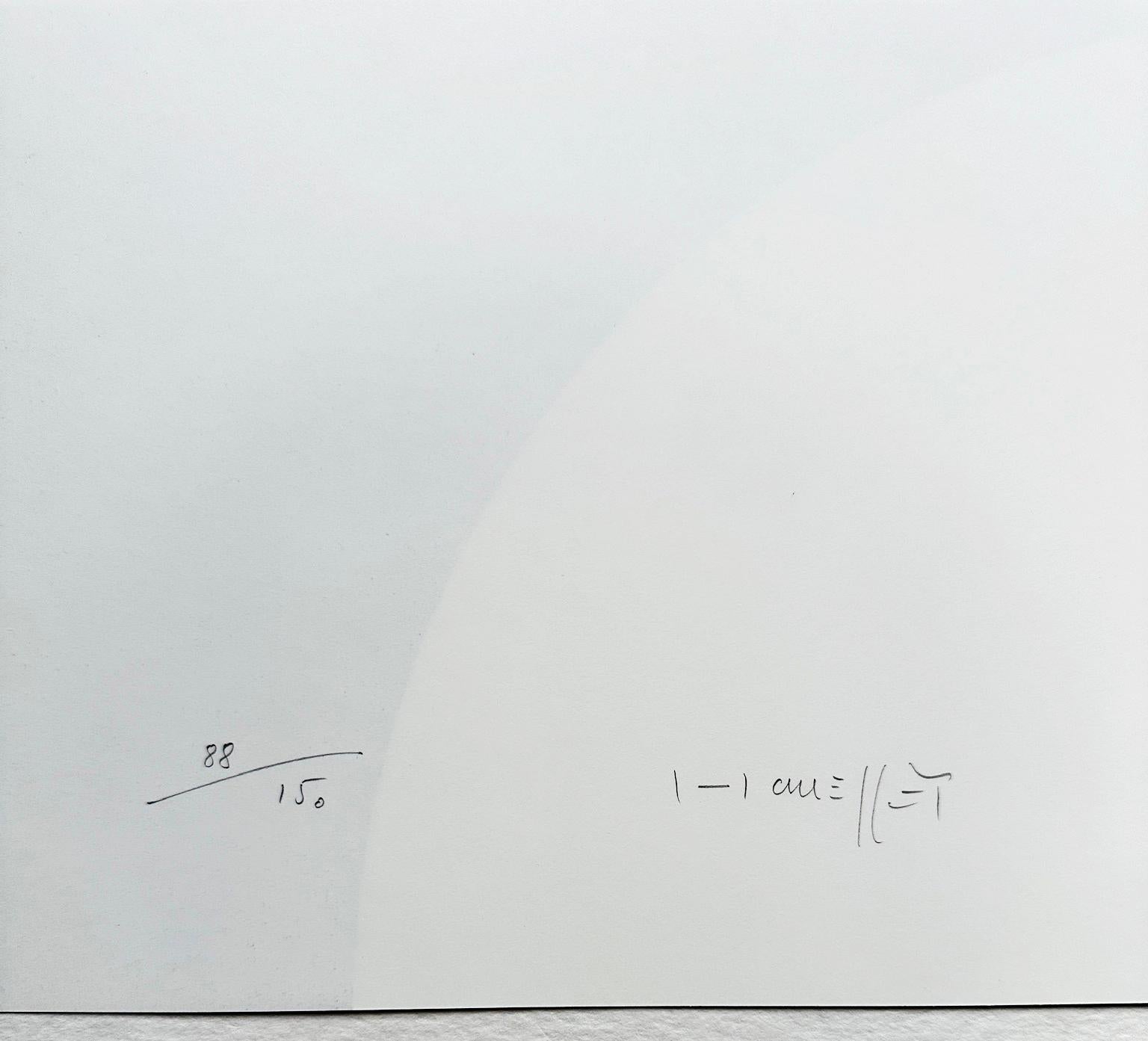 Gottfried Honegger, Black Concrete Geometric Abstract Composition For Sale 2