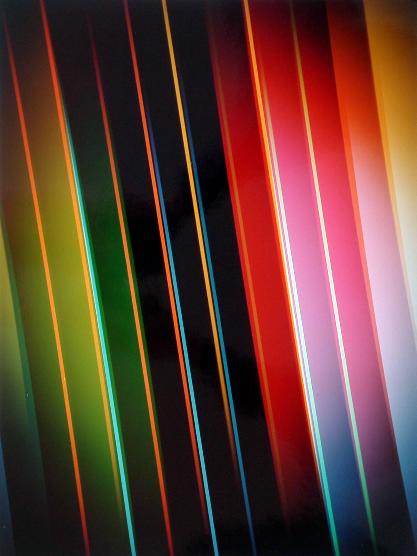 Gottfried Jäger Color Photograph - Luminogram, XVII.1 , color, abstract