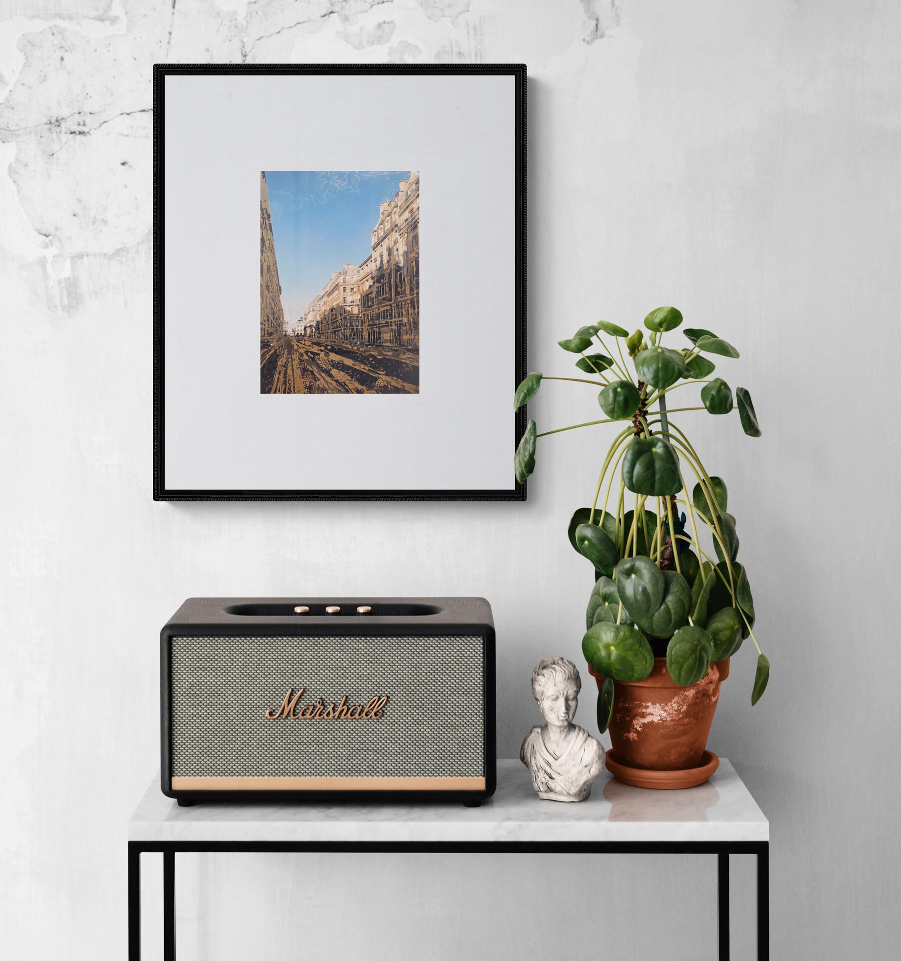Place de Victoires, Paris, France (Collage, Cityscape, Iconic) - Print by Gottfried Salzmann