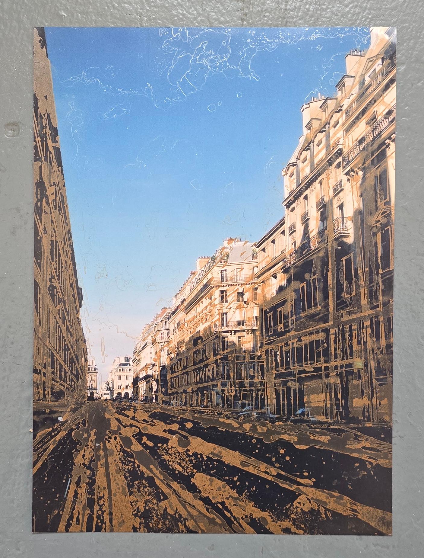 Gottfried Salzmann
Place de Victoires, Paris, France (Collage, Cityscape, Iconic)
Screen Print over Photograph
Year: Circa 2010
Size: 11.22 × 7.87 inches (28.5 x 20 cm)
Edition: 50
Signed and numbered
COA provided

Gottfried Salzmann was born on