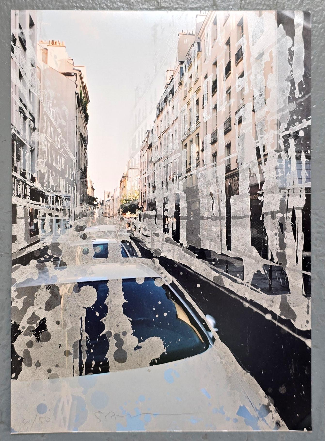 Gottfried Salzmann
Rue de Rivoli, Paris, Frankreich (Collage, Stadtbild, Ikonisch)
Siebdruck über Fotografie
Jahr: CIRCA 2010
Größe: 11,22 × 7,87 Zoll (28,5 x 20 cm)
Auflage: 50
Signiert und nummeriert
COA bereitgestellt

Gottfried Salzmann wurde am