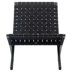 Gottler 'MG501 Cuba' Chair in Oak, Black Paint and Webbing for Carl Hansen & Son