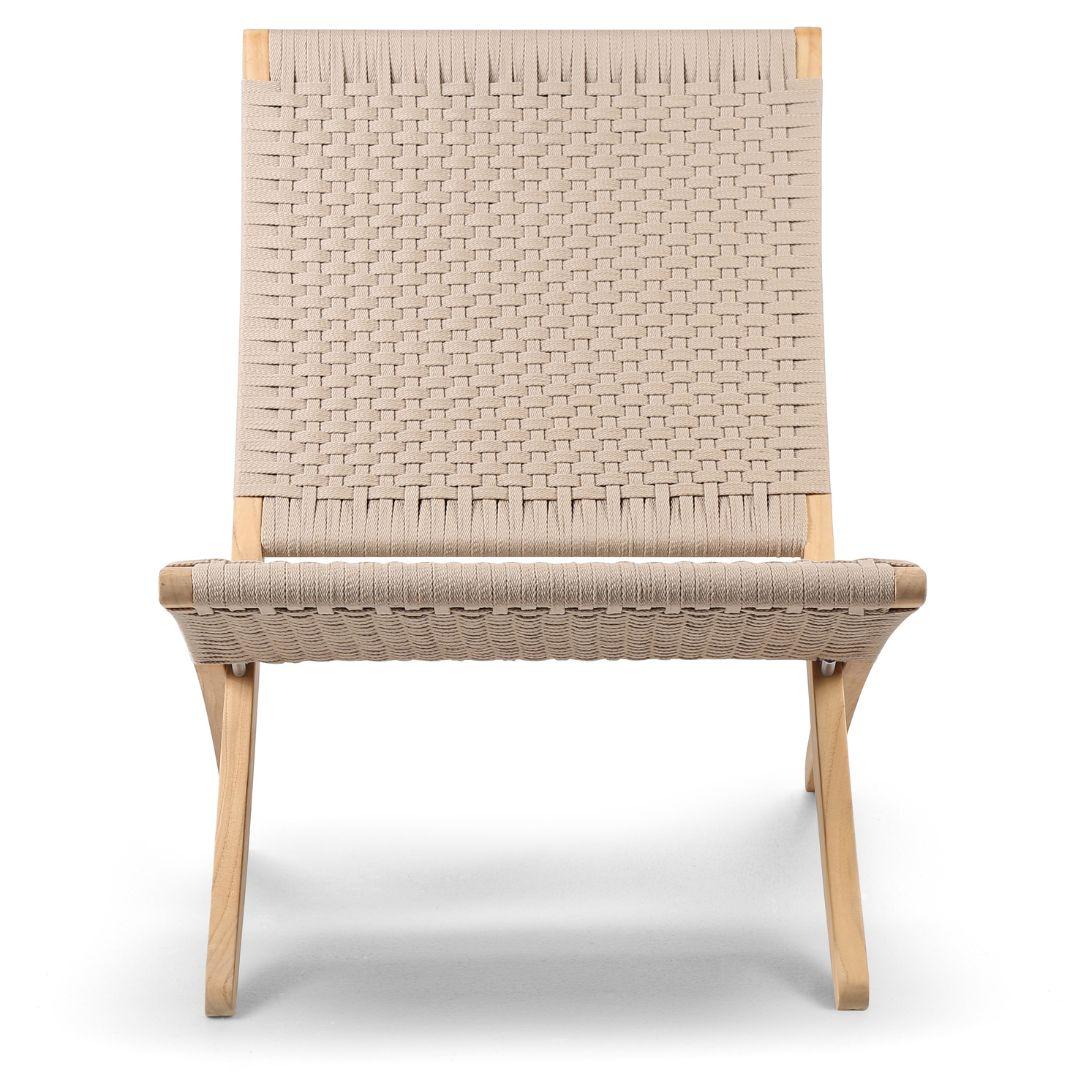 Gottler Outdoor 'MG501 Cuba' Chair in Teak and Charcoal for Carl Hansen & Son For Sale 4