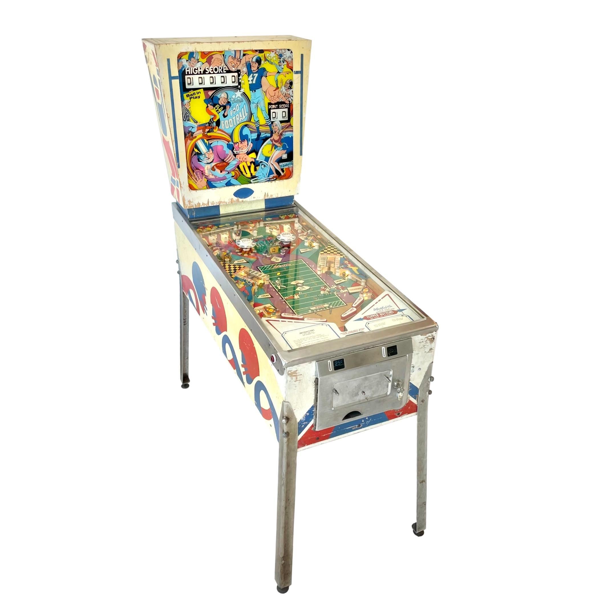 Gottlieb's Pro Football Pinball Arcade Game 1973 11